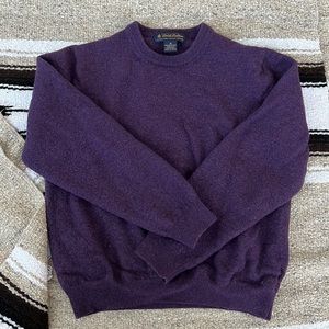 Brooks Brothers Womens Merino Wool Sweater- size M in plum/purple
